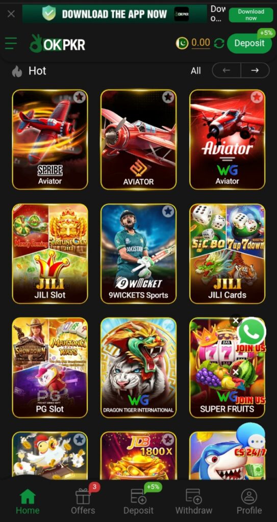 Ok Pkr Game